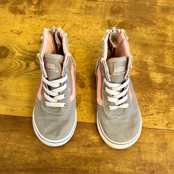 Vans High-top Ward zip-up sneaker size 7 toddler - Picture 3 of 6